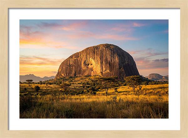 Zuma Rock At Golden Hour