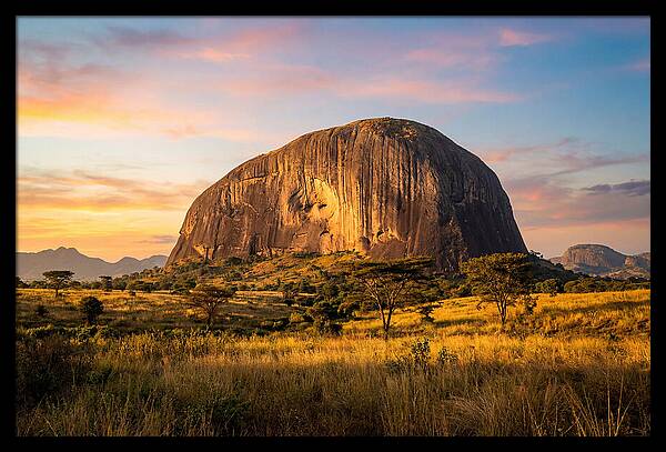 Zuma Rock At Golden Hour