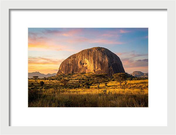 Zuma Rock At Golden Hour