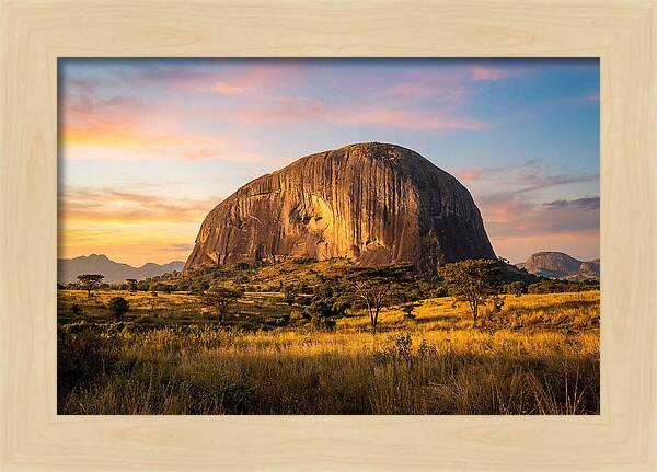 Zuma Rock At Golden Hour