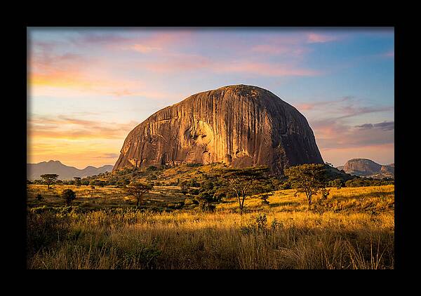 Zuma Rock At Golden Hour
