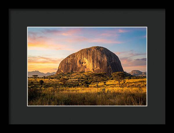 Zuma Rock At Golden Hour