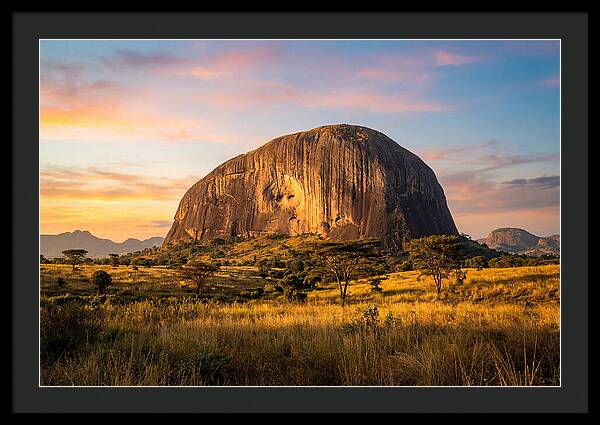 Zuma Rock At Golden Hour