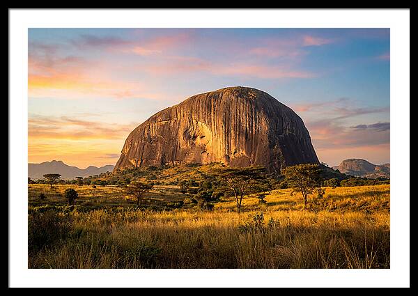 Zuma Rock At Golden Hour
