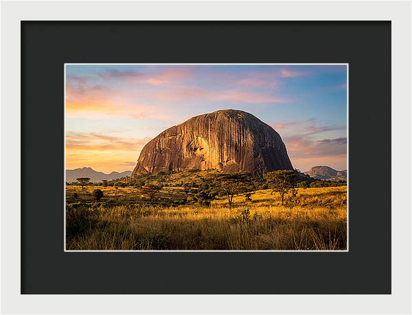Zuma Rock At Golden Hour