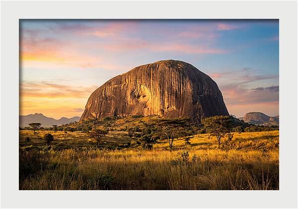 Zuma Rock At Golden Hour
