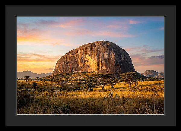 Zuma Rock At Golden Hour
