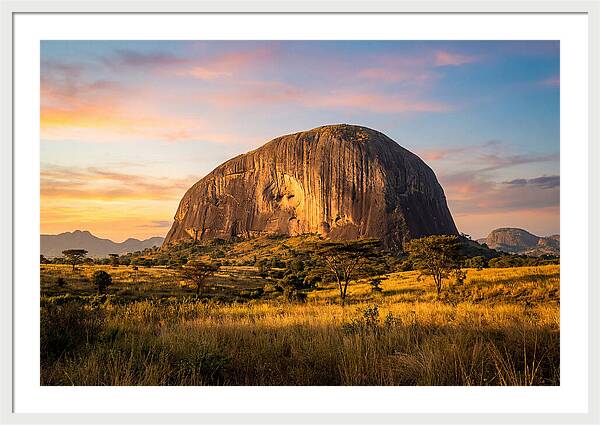 Zuma Rock At Golden Hour
