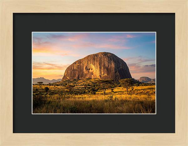 Zuma Rock At Golden Hour
