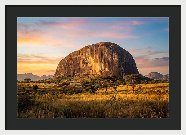 Zuma Rock At Golden Hour