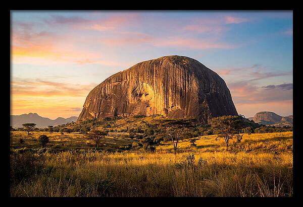 Zuma Rock At Golden Hour