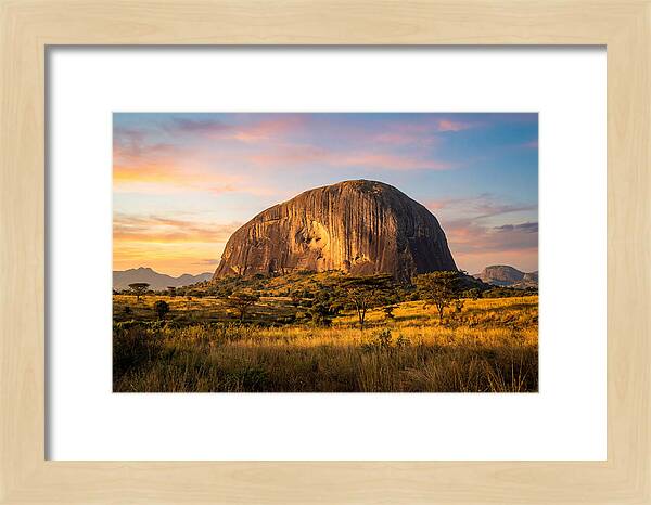 Zuma Rock At Golden Hour